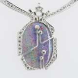 Opal-Diamond-Necklace - photo 6