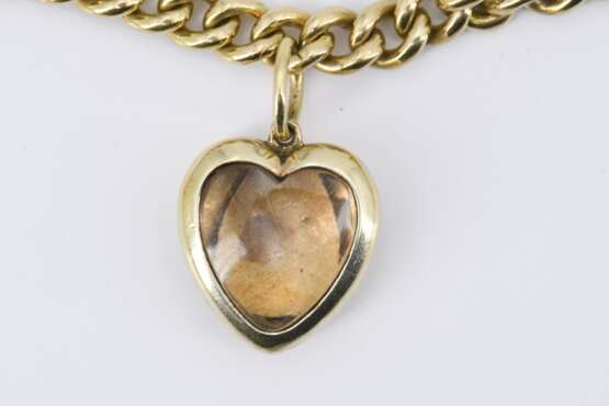 Gold-Diamond-Necklace with seven Pendants - photo 2