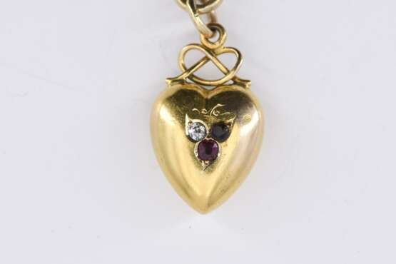 Gold-Diamond-Necklace with seven Pendants - photo 13