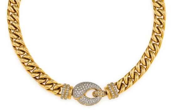 Solid-Diamond-Necklace - photo 1