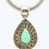 Emerald-Diamond-Pendant - photo 5