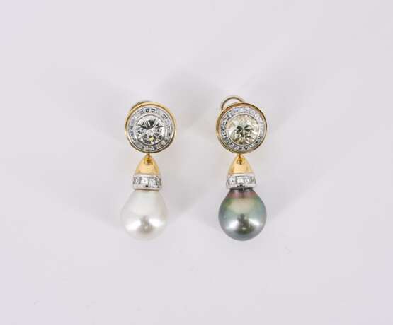 Diamond-Pearl-Ear-Pendants - фото 2