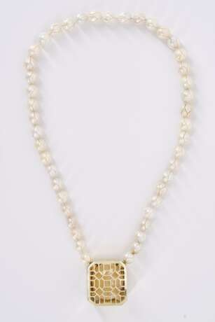 Citrine-Pearl-Necklace - фото 4