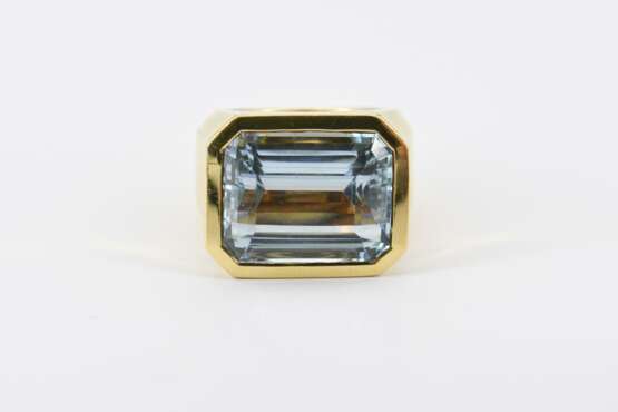 Aquamarine-Diamond-Ring - photo 2