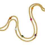 Two-Rowed-Gemstone-Necklace - Foto 1