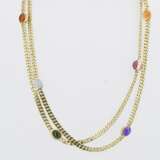 Two-Rowed-Gemstone-Necklace - photo 2