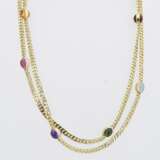 Two-Rowed-Gemstone-Necklace - Foto 3