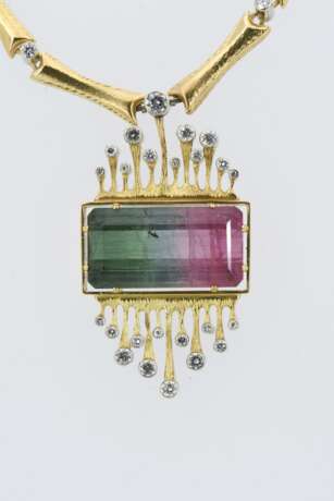 Tourmaline-Diamond-Necklace - фото 5
