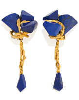 Lapis Lazuli-Ear Clip Ons