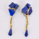 Lapis Lazuli-Ear Clip Ons - photo 3