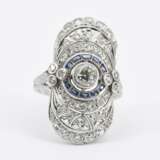 Diamond-Sapphire-Ring - Foto 2
