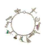 Charm Bracelet with 12 Pendants - фото 1