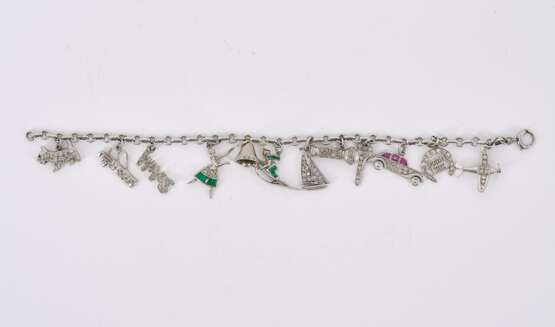 Charm Bracelet with 12 Pendants - фото 2