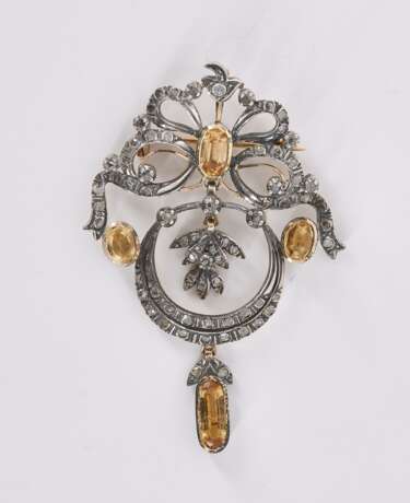 Topaz-Diamond-Brooch - Foto 2