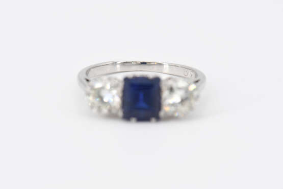 Sapphire-Diamond-Ring - Foto 3