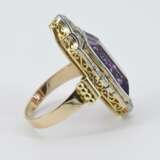 Amethyst-Diamond-Ring - Foto 3