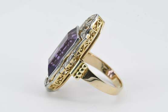 Amethyst-Diamond-Ring - Foto 5