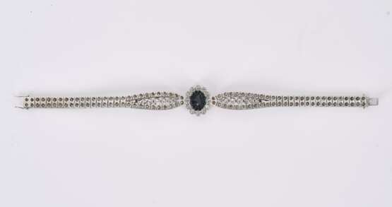 Sapphire-Diamond-Bracelet - photo 3