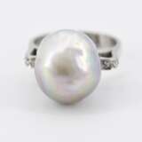 Pearl-Diamond-Ring - photo 2