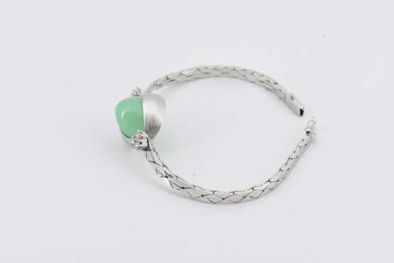 Chrysoprase-Diamond-Set: Necklace and Bracelet - photo 11