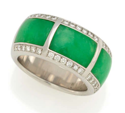 Jade-Diamond-Ring - Foto 1