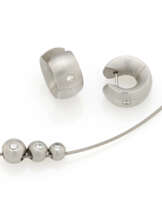 Diamond-Set: Necklace and Creoles