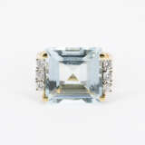 Aquamarine-Diamond-Ring - Foto 1