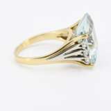 Aquamarine-Diamond-Ring - Foto 2