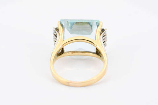 Aquamarine-Diamond-Ring - Foto 3