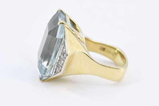 Aquamarine-Diamond-Ring - photo 5