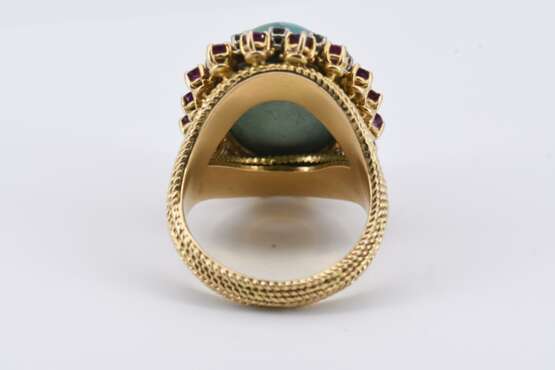 Turquoise-Ruby-Diamond-Ring - photo 4