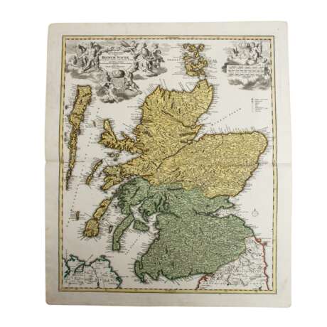 Irland, Schottland, England, 4 handkolorierte Kupferstichkarten, 18./19.Jh. - - photo 6