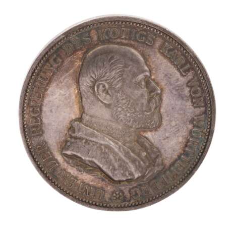 Württemberg / Ulmer Münster - Medaille 1890 unter König Karl zur - фото 1