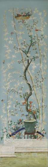 China, um 1800/1810 . Neun Tapeten für ein Gartenzimmer - фото 3