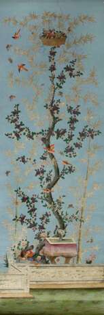 China, um 1800/1810 . Neun Tapeten für ein Gartenzimmer - Foto 5