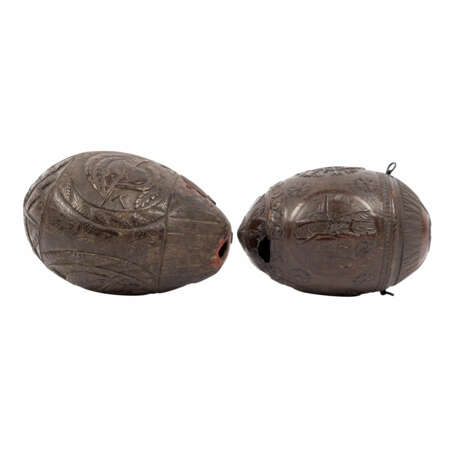 2 seltene Kokosnuss Pulverflaschen, - Foto 1