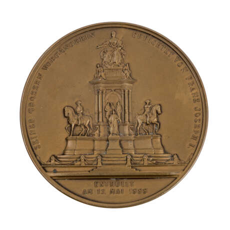 Österreich - Bronzemedaille 1888 von A. Scharff - фото 2
