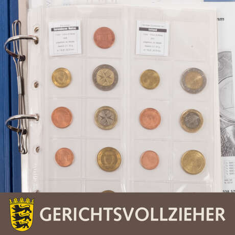 Euro-Sammlung in 4 Ordnern und - фото 5