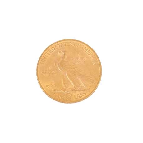 USA/GOLD - 10 Dollars 1908 Indian Head, - фото 2