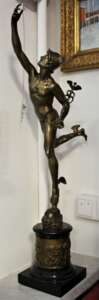 Статуэтка «Быстроногий Меркурий (бог-покровитель торговли)», XIX век