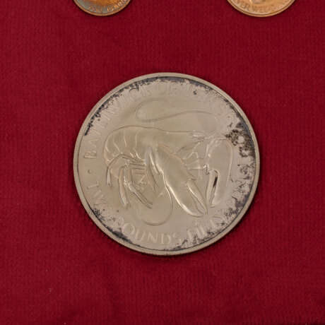 Set Bailiwick of Jersey 1972 mit 5 x Gold- und 4 x Silbermünzen - Foto 3