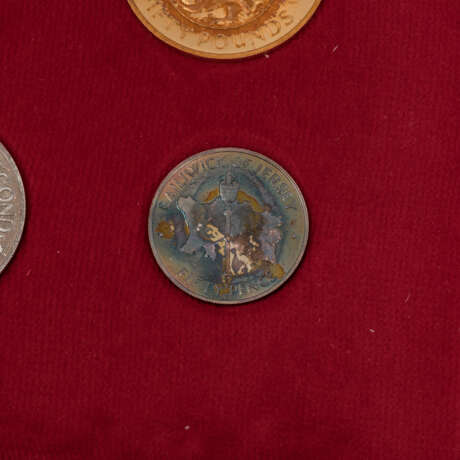 Set Bailiwick of Jersey 1972 mit 5 x Gold- und 4 x Silbermünzen - фото 8