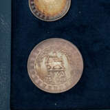 Set Iran 1971 ex PP mit 9 Münzen - 25/50/75/100/500/750/1000/2000 Rials - photo 7