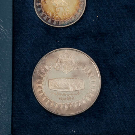 Set Iran 1971 ex PP mit 9 Münzen - 25/50/75/100/500/750/1000/2000 Rials - фото 8