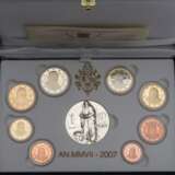Vatikan - Prestige Kursmünzensatz 2007, - фото 2