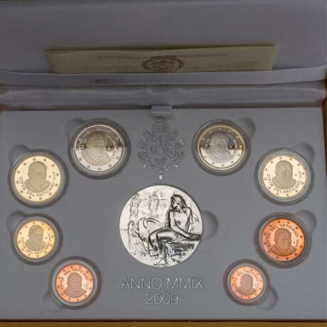 Vatikan - Prestige Kursmünzensatz 2009, - photo 2