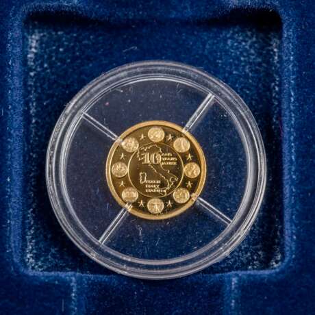 BRD Goldmedaillen Set - "10 Jahre Euro in Gold" - photo 2