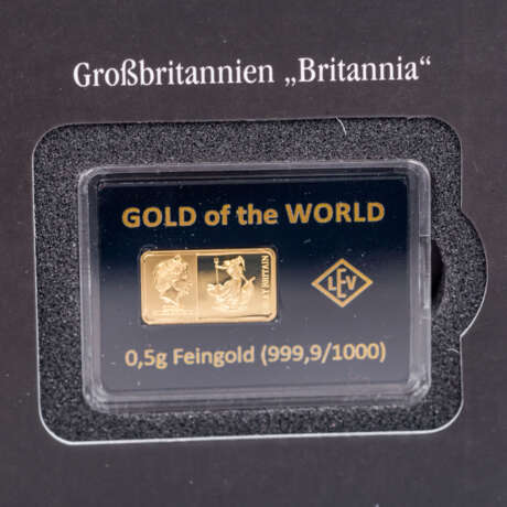 GOLD SET "Goldbarren zu den berühmtesten Gold-Gedenkmünzen der Welt" - - Foto 6