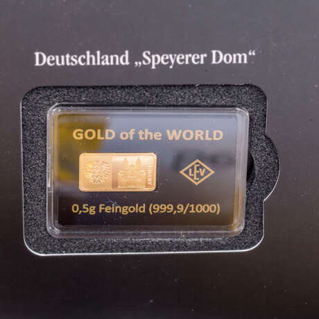 GOLD SET "Goldbarren zu den berühmtesten Gold-Gedenkmünzen der Welt" - - Foto 8