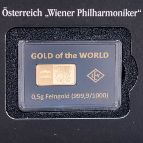 GOLD SET "Goldbarren zu den berühmtesten Gold-Gedenkmünzen der Welt" - - photo 10